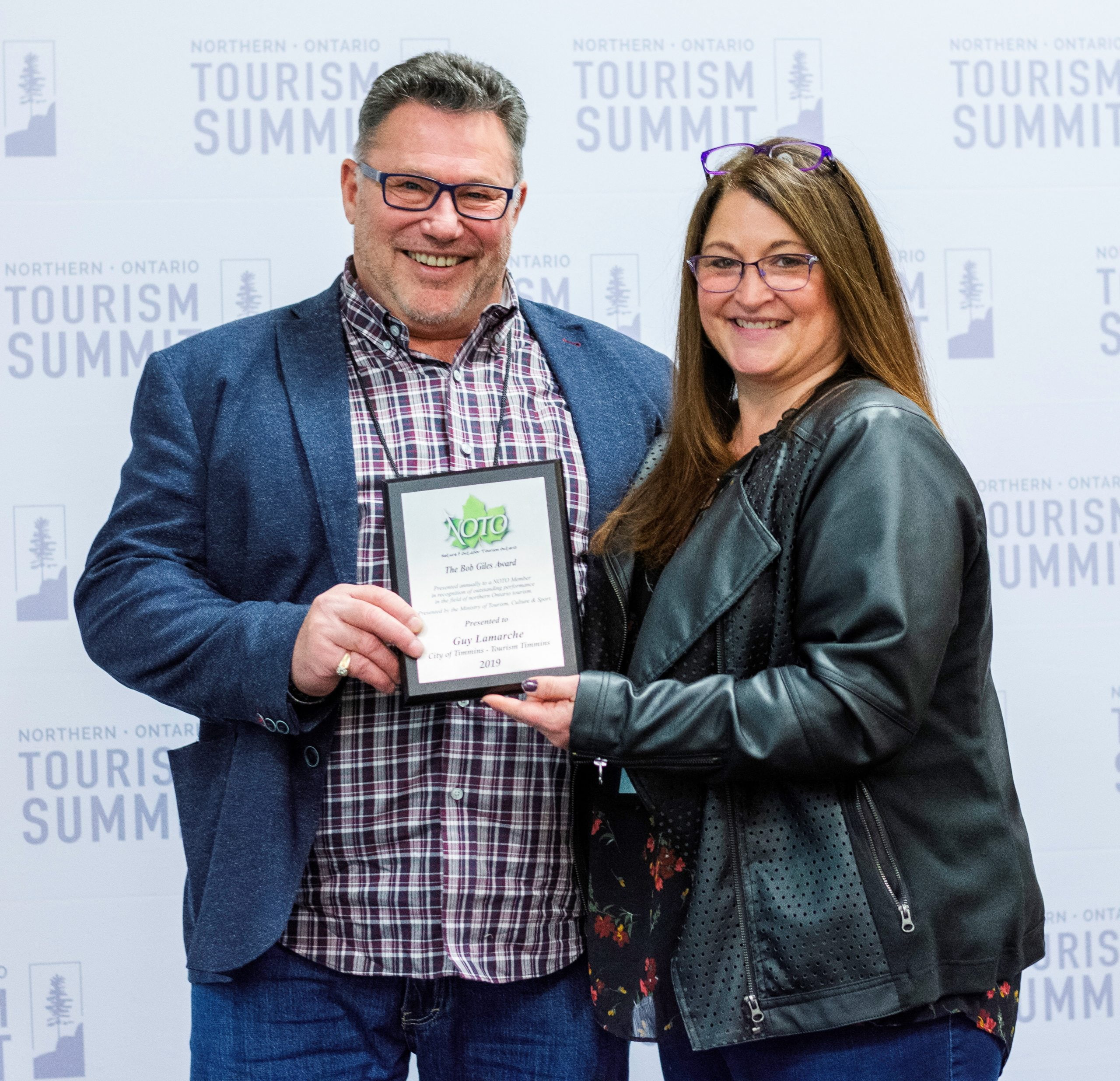 2019 Bob Giles Award winner Guy Lamarche, Tourism Timmins