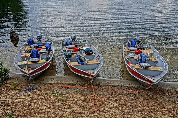 Ellen Island Camp Boats
