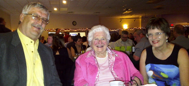Florence Carlson at the Red Lake Sportsmen's Dinner & Dance in 2013