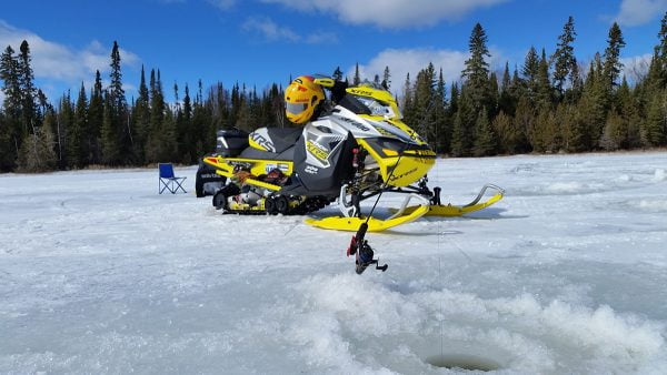 Lac Seul Floating Lodges Snowmobile And Fishing