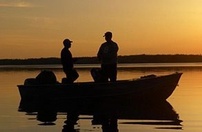 Pine Portage Lodge Fishing At Sunset Aspect Ratio 293 192